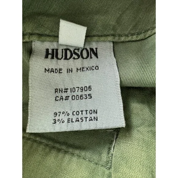 Hudson Nell Cargo Skirt Womens Sz 24 OliveGreen Cotton Blend NWT Y2K Style *Read - Picture 4 of 14